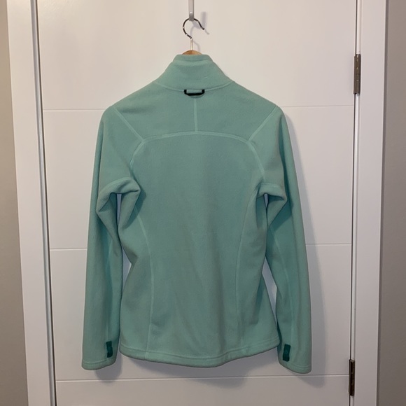 The North Face light mint green fleece full zip jacket, size small S - Picture 2 of 4